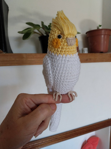 Jeamigurumi: Ave Calopsita Amigurumi Artesanal Inmetro