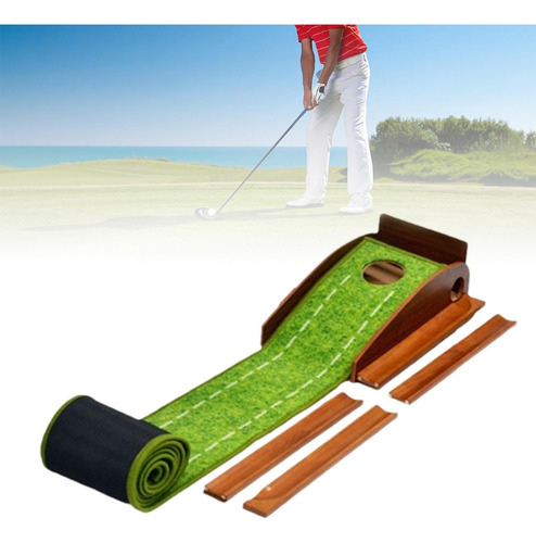 Golf Putting Green Mat Función De Automático De Pelota