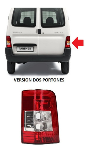 Faro Trasero Partner 2011 2012 2013 2014 2015 2 Portones Der