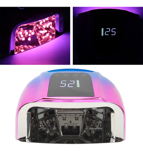 Secador De Unhas Led 96w, Gel Uv, Secagem Rápida, Recarregáv