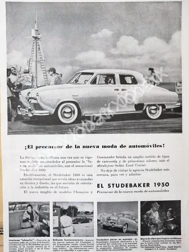 Cartel Retro Autos Studebaker Commander 1950 /349