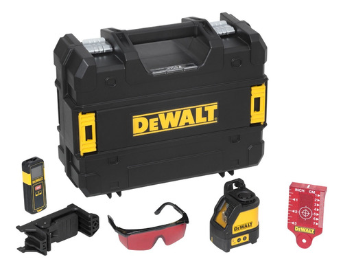 Kit Nível Laser C/ Trena Laser + Caixa Tstak Dw0886k Dewalt