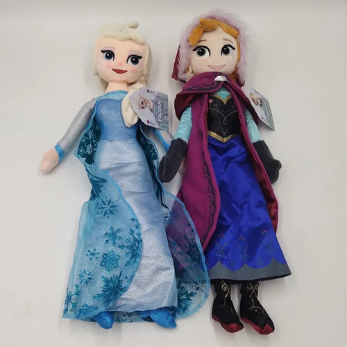 Cc 2 Peças De Boneca De Pelúcia Frozen Elsa Anna, Presente