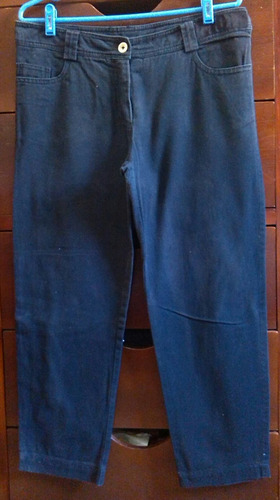 Pantalón Negro De Dama Marca Luciano Pavarotti, Talla 50