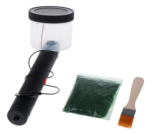 S S Conjunto Flocado Máquina Electrostática Flock Aplicador