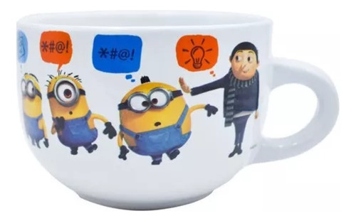 Taza Grande De Cerámica Minions Villano Favorito Jumbo 820ml