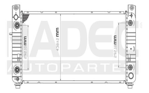 Radiador Silverado 2012-2013 V8 4.8 Automatico Cdr