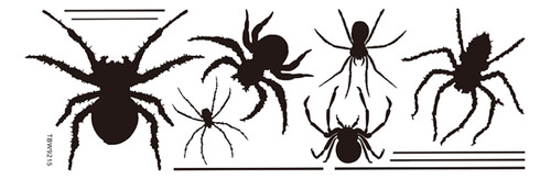 Adhesivo De Pared Con Diseño De Araña Negra Para Festival Y