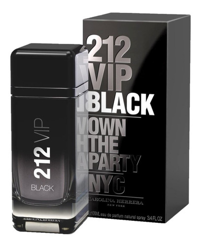 212 Vip Black De Carolina Herrera Edp 100ml Nuevo