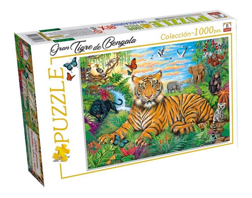 Gran Tigre Bengala Puzzle 1000 Piezas Implás Ploppy 340307