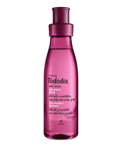 Body Splash Uva Rosada Y Granada Tododia Natura 200ml Oferta