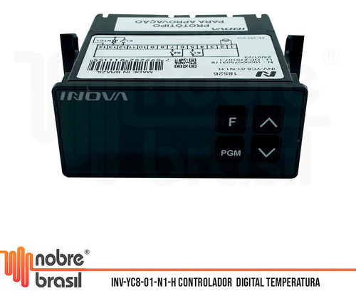 Controlador Temperatura Timer Ciclico Inv-9604 Agitador Leit