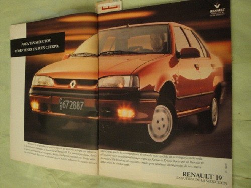 Publicidad Renault 19  Año 1993