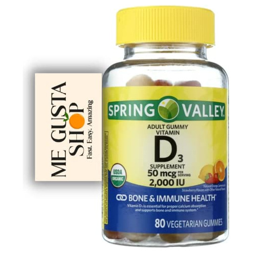 Sistema Inmunitario Vitamina D3 Valle De Primavera 634pz