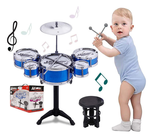 Skloer Kids Drum Set De Instrumentos Para Niños Pequeños Per