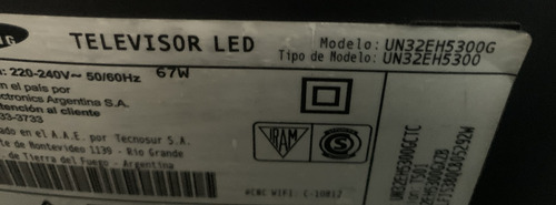 Placa T-con Samsung Un32eh5000 / Un32eh5300 , Leer Info !!! (Usado)