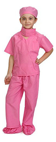 Vestido De América Doctor Scrubs Para Niños - Dra. Nxhwm