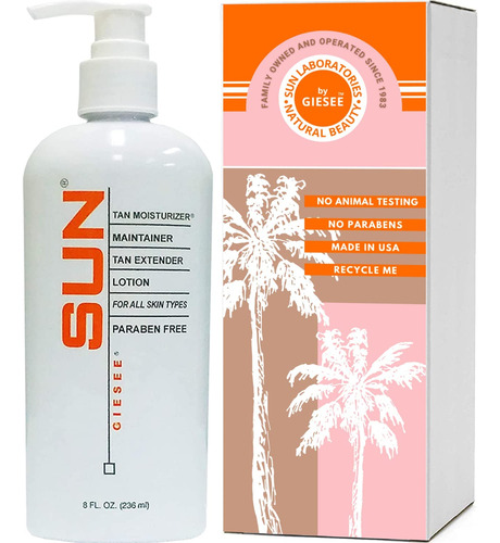 Sun Labs - Locion Para Alargar Bronceado, 8 Oz, Prolonga El 