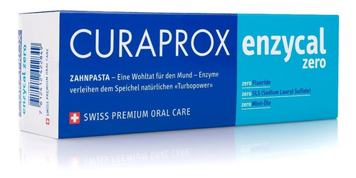 Imagen 2 de 3 de Pasta De Dientes Curaprox Enzycal Zero