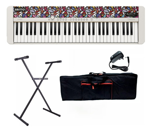 Pack Teclado Casio Ct-s1fh Britto 61 Teclas Con Funda Y Pie