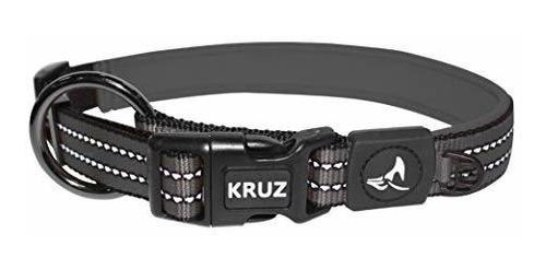 Kruz Pet Heavy Duty O-ring Collar Acolchado De Neopreno Suav