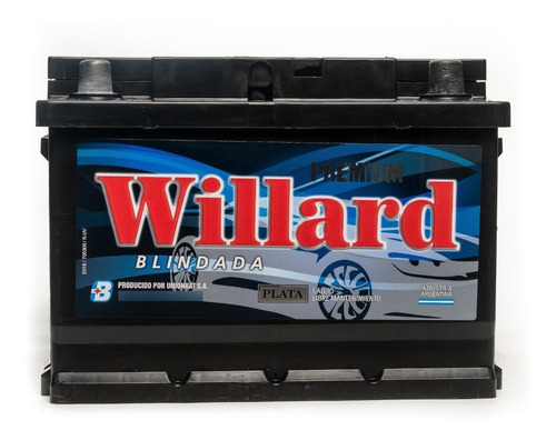 Bateria Willard Ub620 12x65 Cambio Bateria A Domicilio Caba