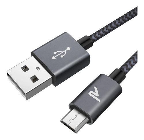 Rampow Cable Micro Usb [6.6 Pies] Cable De Carga Largo Para 