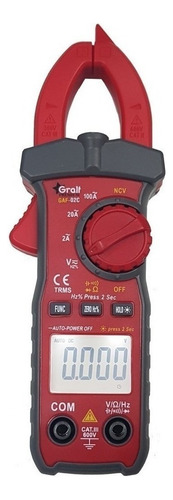 Pinza Amperométrica de corriente alterna compacta Gralf GAF-02C