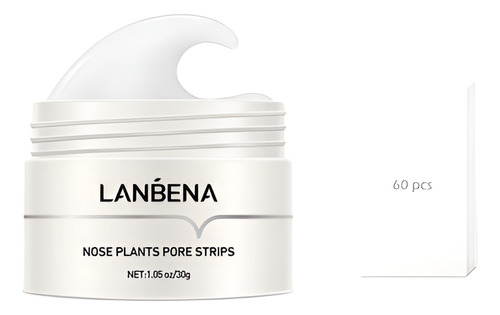 Lanbena Removedor De Puntos Negros 30g + 60 Pzs Papel