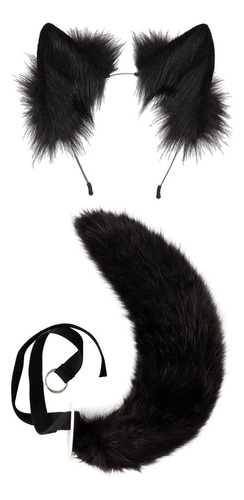 Faux Tail Fox Furry Fácil De Usar Orejas De Clip Para