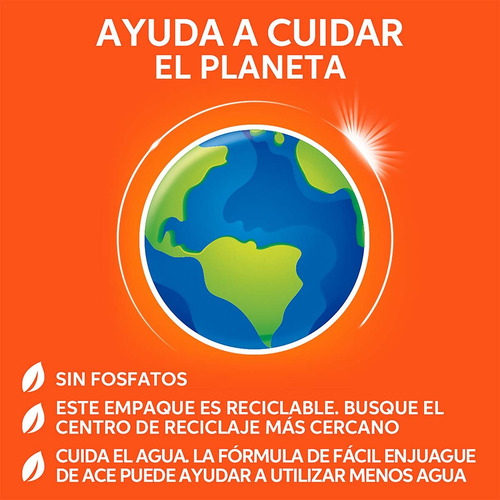 Detergente Ace 1 Para Todo, 5 L