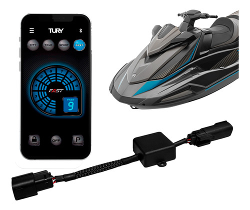 Módulo Aceleração Jet Ski Fast Bt Com App Yamaha Fx Cruiser