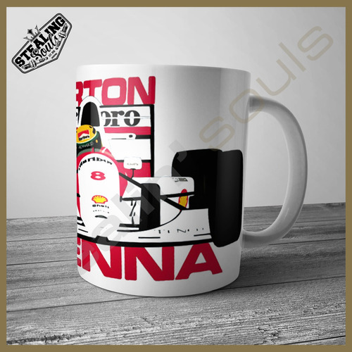 Taza Fierrera - Formula 1 #822 | Ayrton Senna - F1