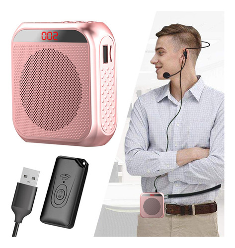 2 Pack 2200mah Enhancer Idioma Booster Microfone Headset