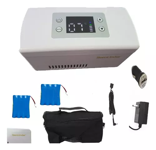 Nevera Portatil Insulina, Estuche PortáTil de Enfriador de Insulina, Mini  Refrigerador Enfriador de Insulina 10 Horas Enfriador de Insulina 2 ~ 8 ℃