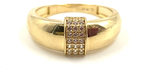 Anillo Para Dama Oro Amarillo 14 K 3.4 Gr  Hechura Especial 