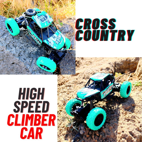 Coche Control Remoto Esc1:18 Todo Terreno Batería Recargable