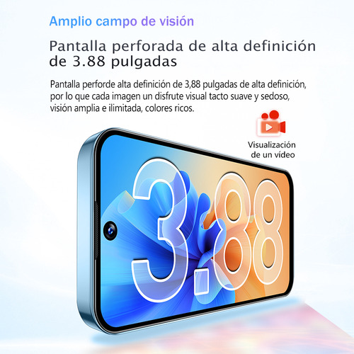 Miniteléfono Inteligente Aiek Xs19, 3g, 3,8 Pulgadas, 2 Gb De Ram, 16 Gb De Rom, Android 10.0, Reconocimiento Facial, 2000 Mah, Wifi, Bluetooth