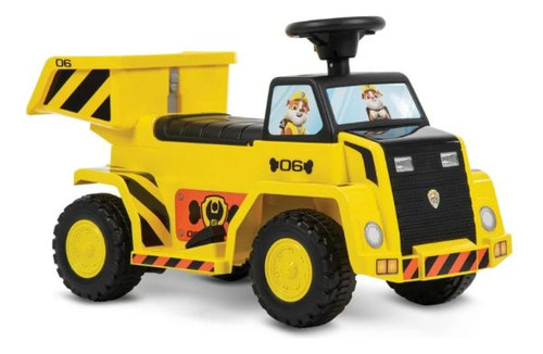 Camión Amarillo Huffy Paw Patrol Rubble 6v Para Niños