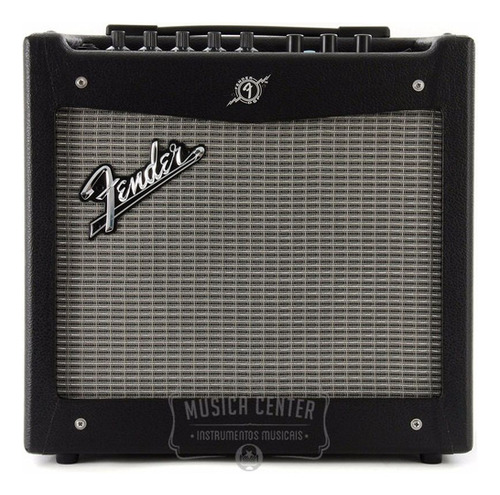 Cubo Caixa Amplificador Guitarra Fender Mustang I V2 20w Cor Preto 110v
