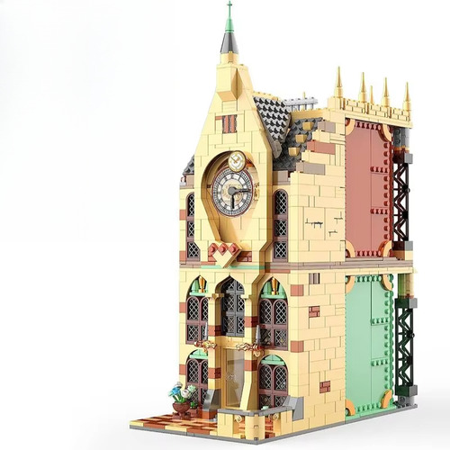 Set Clásico De Construcción De Torres De Reloj, Modelo City
