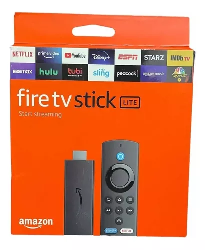 Fire TV Stick Lite 2 Geração com Controle Remoto Lite por Voz com Alexa 