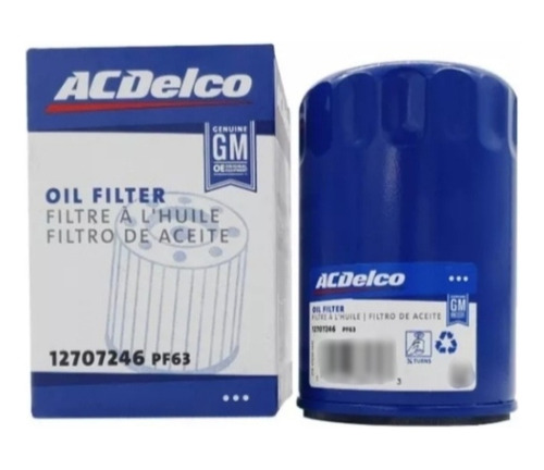 Filtro Aceite Silverado 2018-2023 Acdelco