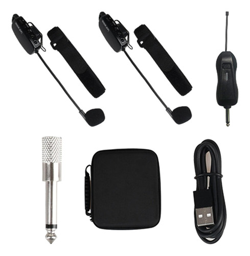 Micrófono Saxofón Erhu Pickup Flexible Estable Multiuso B