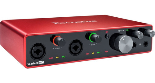 Scarlett 8i6 Interface Audio Usb Focusrite - 3ra Gen