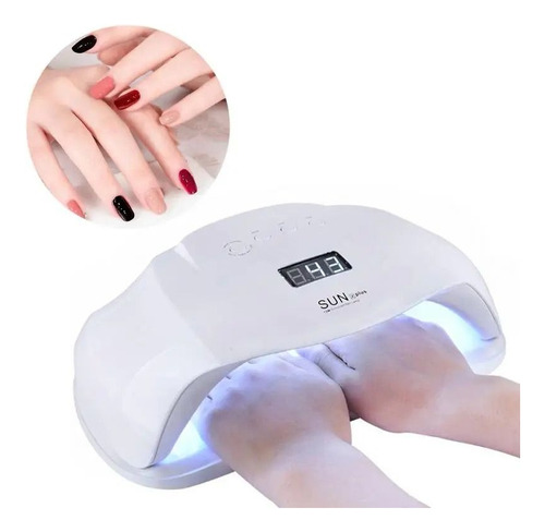 Lampara Uv Led Secador Uñas Temporizador Profesional 86w