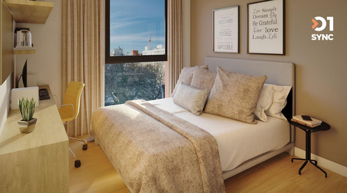 Imagen 7 de 17 de Venta Apartamento 1 Dormitorio Penthouse Barrio Sur - Edificio 01 Sync