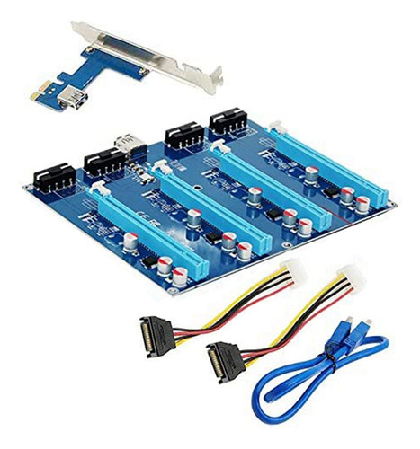 Kit De Expansión Pci-e 1x Pci Express S De 1 A 4 Puertos