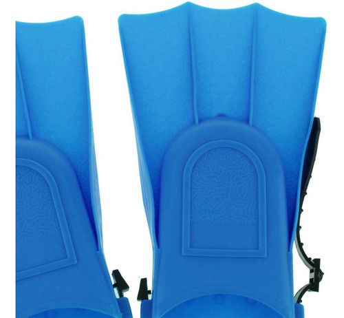 Adultos Aletas De Natación Aletas Ajustables S Azul