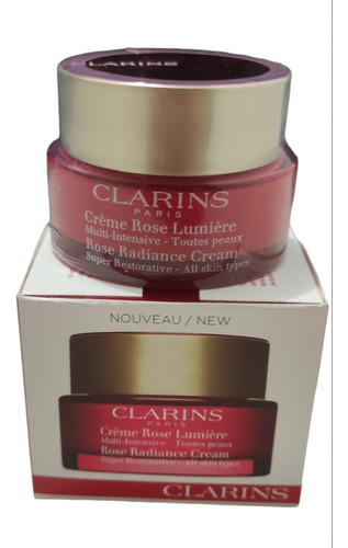 Crema Clarins Rose Lumiere Face - mL a $7598